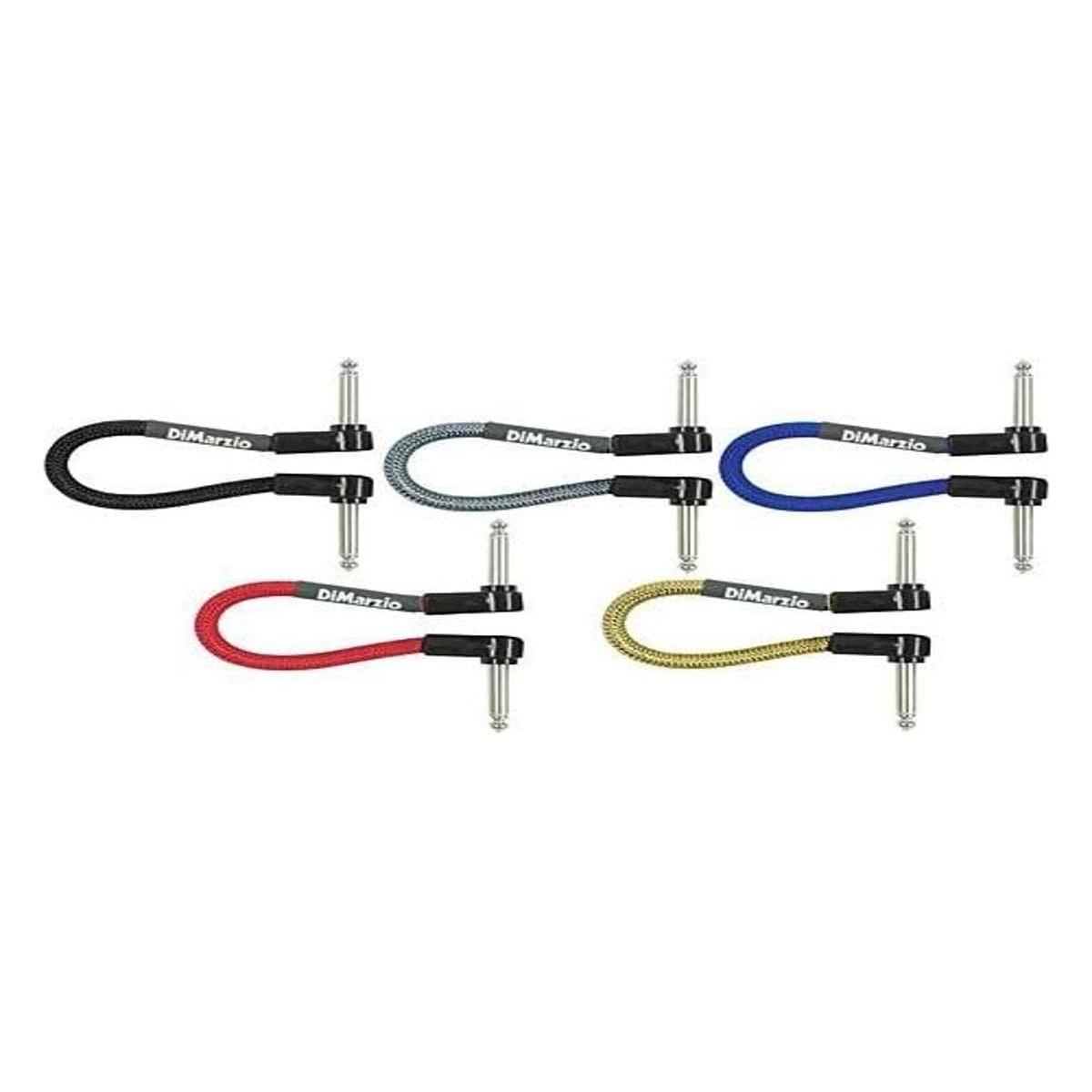 DiMarzio EP1706 6" Overbraided Jumper Cable (Black)