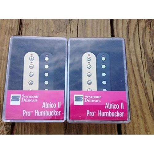 Seymour Duncan APH-1 Alnico II Pro Neck & Bridge Pickup Set Zebra Humbucker