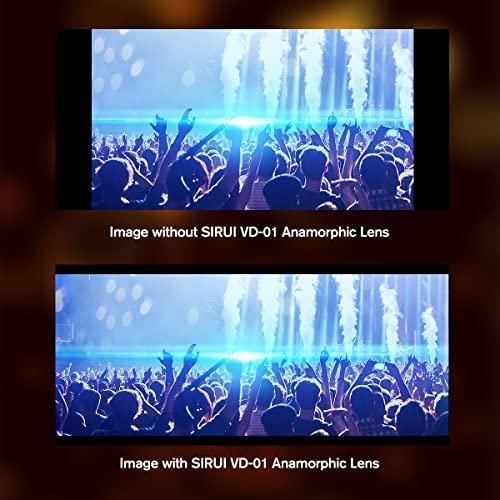 SIRUI VD-01 Anamorphic Lens 1.33x for Smartphones, Cinema Lens