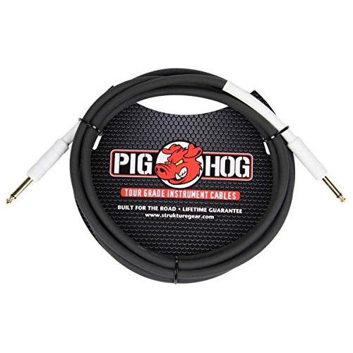 Pig Hog PH6 High Performance 8mm 1/4" Guitar Instrument Cable, 6 Feet