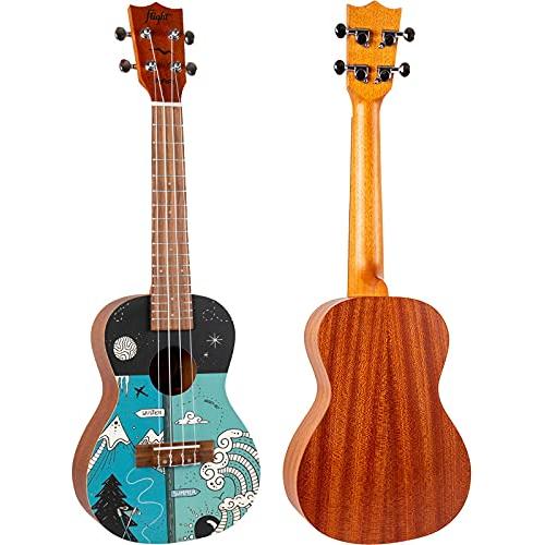 Flight, 4-String Cupcake Concert Ukulele, AUC-33