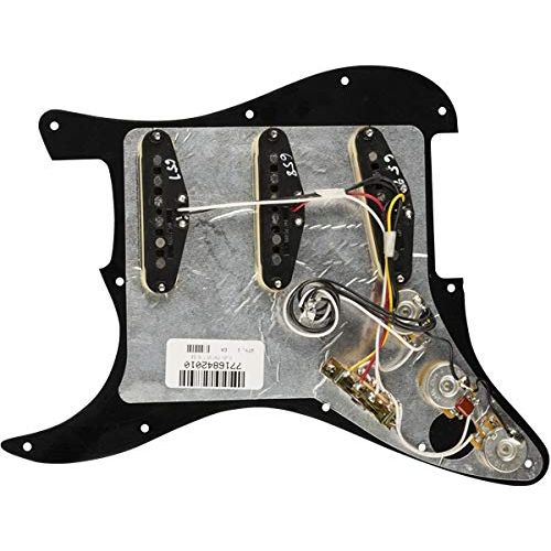 Fender Pre-Wired Strat Pickguard, Custom '69 SSS Electric Guitar Electronics