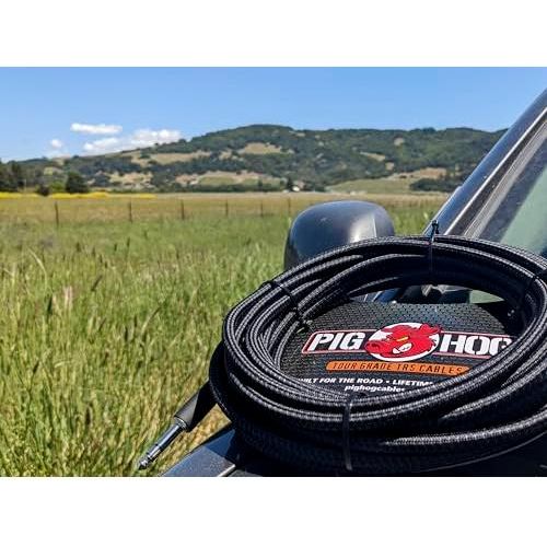 Pig Hog PTRS15 High Performance 1/4" TRS Instrument Cable, 15 Feet