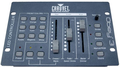 CHAUVET DJ Obey 3 Compact DMX Controller for LED DJ Light Fixtures