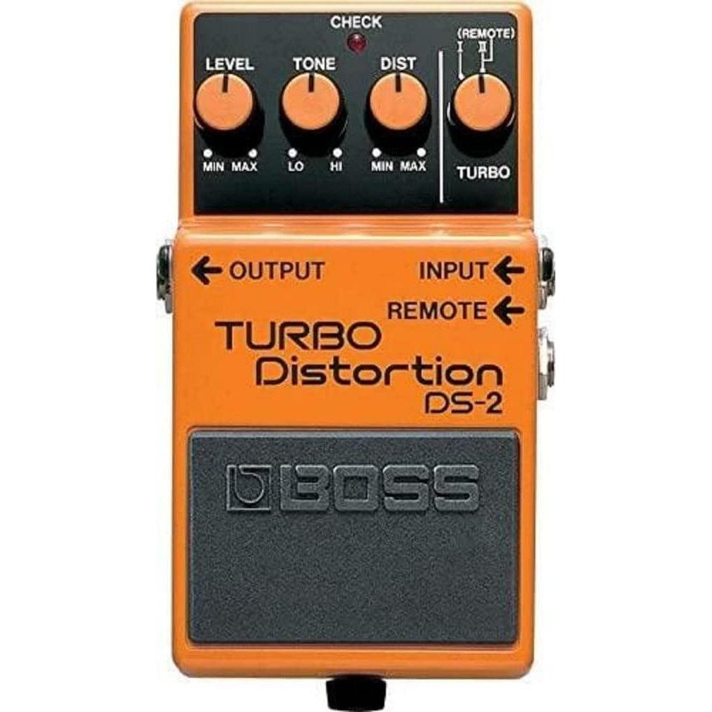 Boss DS-2 Turbo Distortion Pedal with Remote Jack