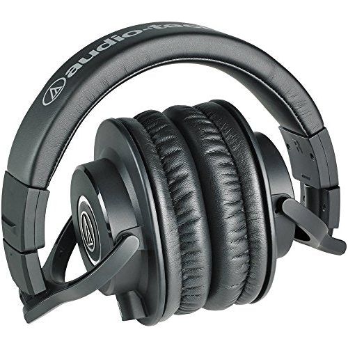 Audio-Technica ATH-M40x Professional Studio Monitor Headphone, Black (AUD ATHM40X)