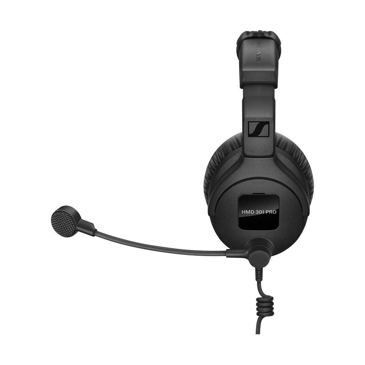 Sennheiser HMD 301 PRO Broadcast Headset with Hyper Cardioid Mic, Single Sided, No Cable