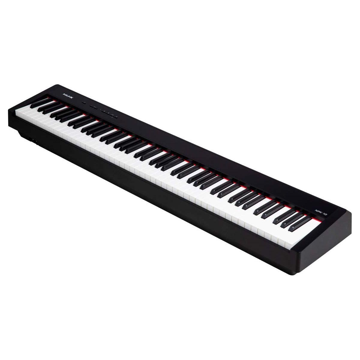 NuX NPK-10 88-Key Scaled Hammer-Action Portable Digital Piano (Black)