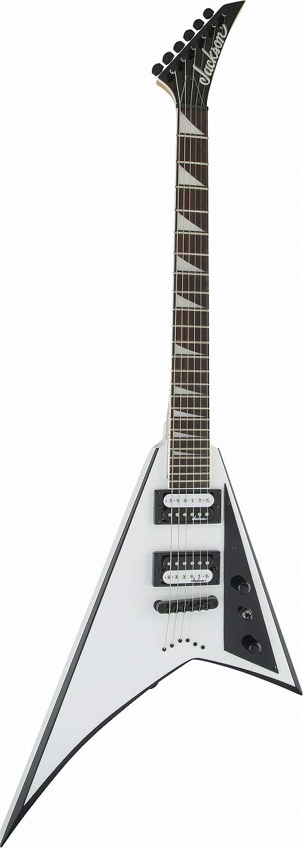 Jackson JS Series Rhoads JS32T - White with Black Bevels