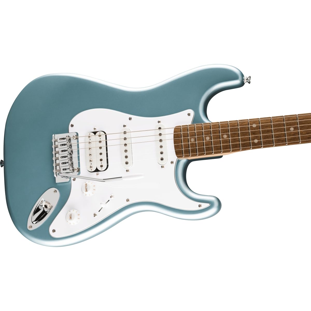 Squier Affinity Series Stratocaster Junior HSS Electric Guitar - Ice Blue Metallic