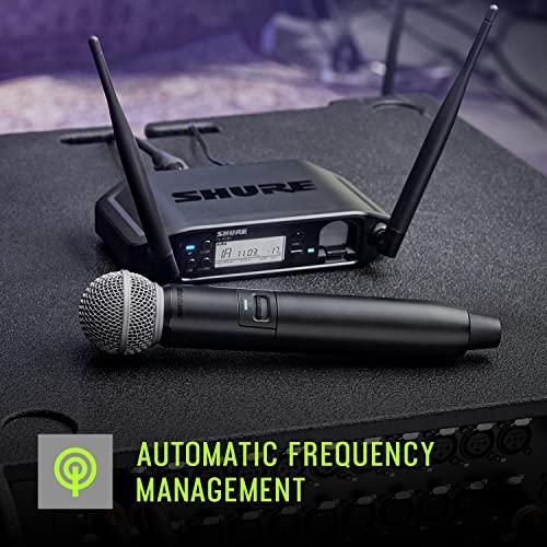 Shure GLX-D+ Dual Band Pro Digital Wireless Headworn Wireless Microphone System for Church