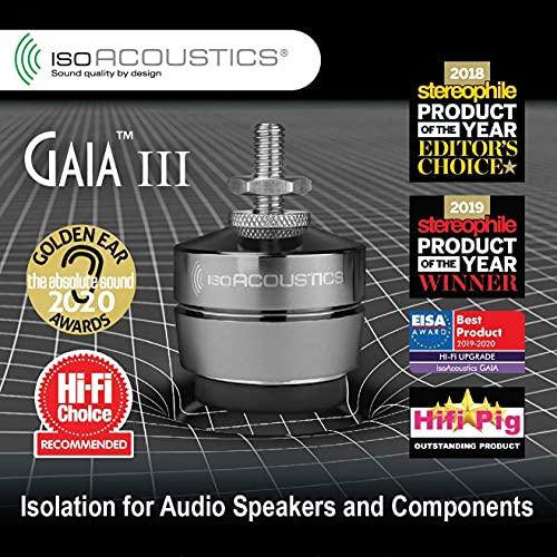 IsoAcoustics Gaia Series Isolation Feet for Speakers & Subwoofers (Set of 4)