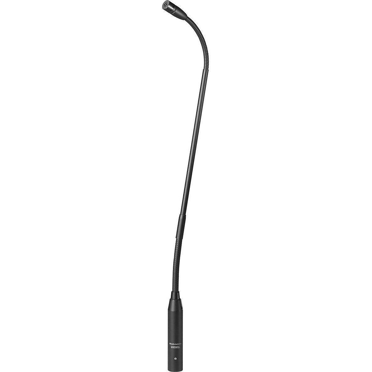 Audio Technica U859QL At quick-mount gooseneck microphone, phantom only, 18.90 in. long