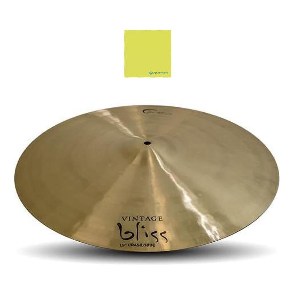 Dream Cymbals and Gongs VBCRRI19-U Versatile and High-quality Ride Cymbal Bundle w/Liquid Audio Polishing Cloth