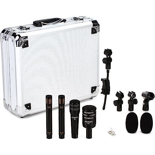 Audix DP Quad 4-Piece Drum Microphone Package for Live Sound and Recording