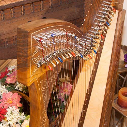 Roosebeck 29-String Minstrel Harp w/Chelby Levers - Walnut