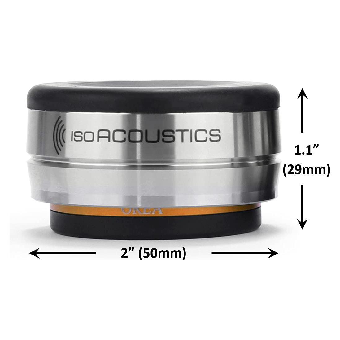 IsoAcoustics OREA Graphite Isolator Feet for Audio Components and Turntables