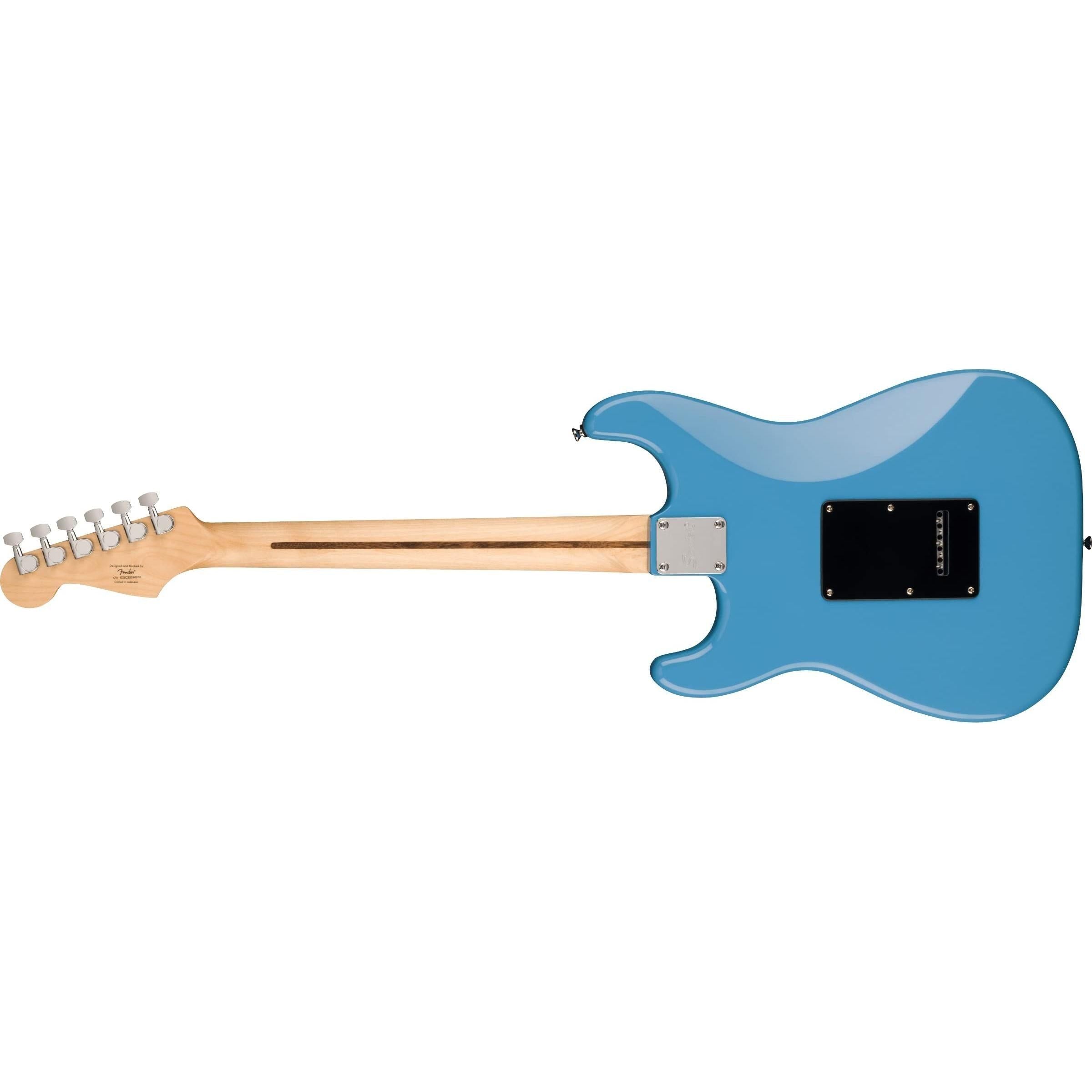 Squier Sonic Stratocaster Electric Guitar, with 2-Year Warranty, California Blue, Laurel Fingerboard, Black Pickguard