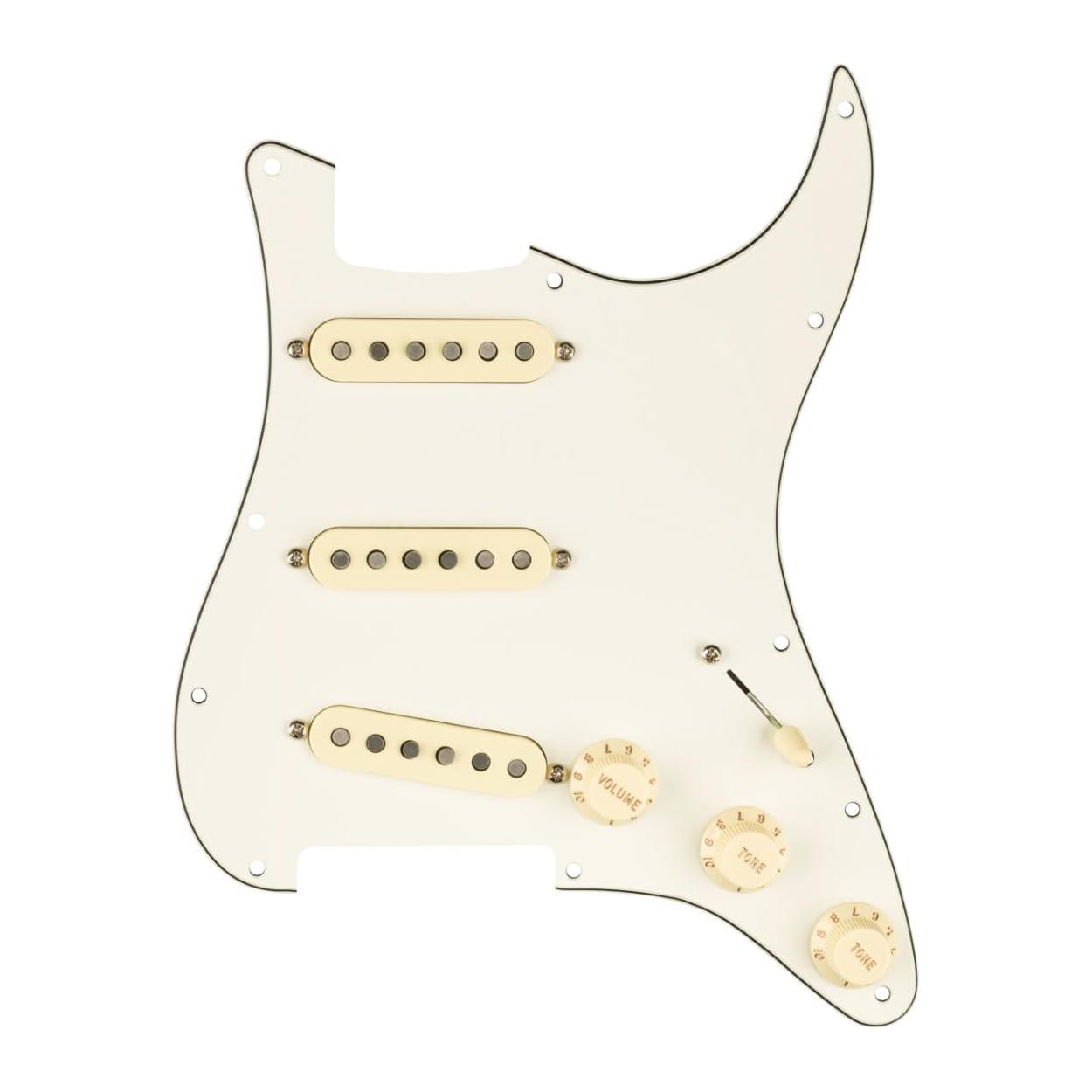 Fender Pre-Wired Strat Pickguard, Custom '69 SSS Electric Guitar Electronics