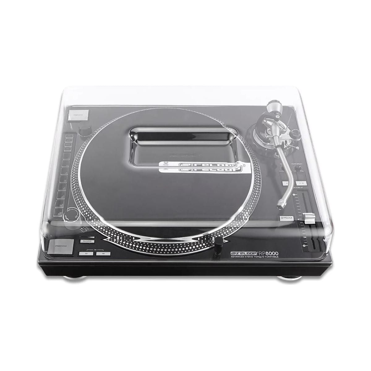 DECKSAVER DS-PC-RPTURNTABLE Impact Resistant Polycarbonate Cover for Reloop RP-8000 and RP-7000 Turntables