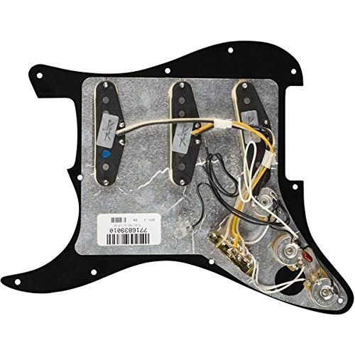 Fender Pre-Wired Strat Pickguard, Custom '69 SSS Electric Guitar Electronics