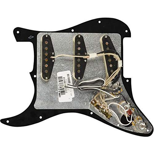 Fender Pre-Wired Strat Pickguard, Custom '69 SSS Electric Guitar Electronics