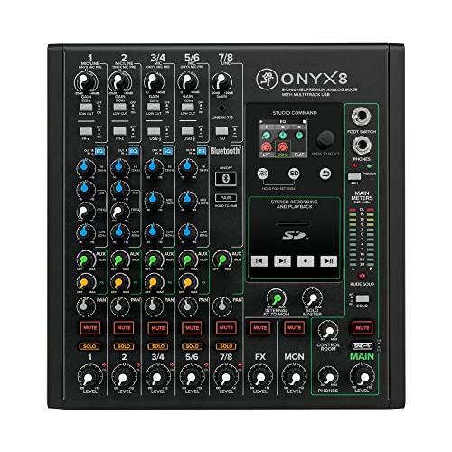 Mackie Onyx Channel Premium Analog Mixer with Multi-Track USB