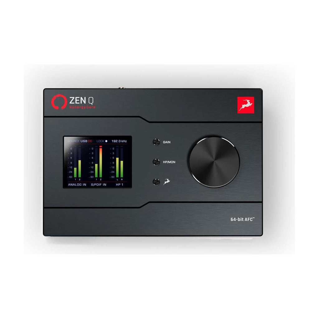 Zen Q Synergy Core Audio Interface, 14x10 Bus-Powered Thunderbolt 3 Interface for Recording Music, with Onboard Real-Time Audio Recording Effects, XLR Interface Connection - Antelope Audio