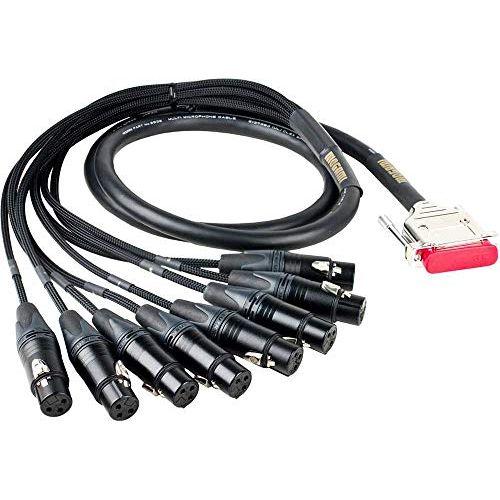 Mogami 3' Gold 8-Channel DB-25 to XLR Female Analog Snake Cable