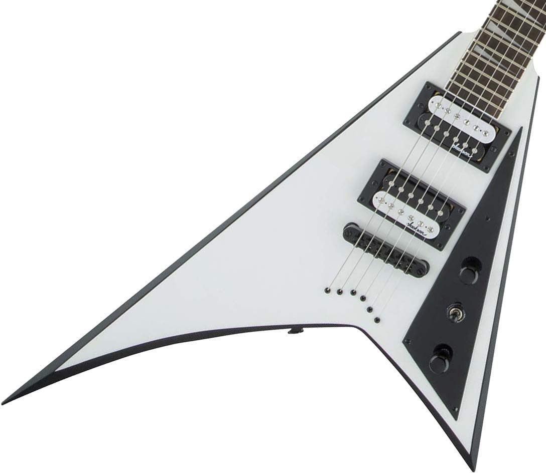 Jackson JS Series Rhoads JS32T - White with Black Bevels