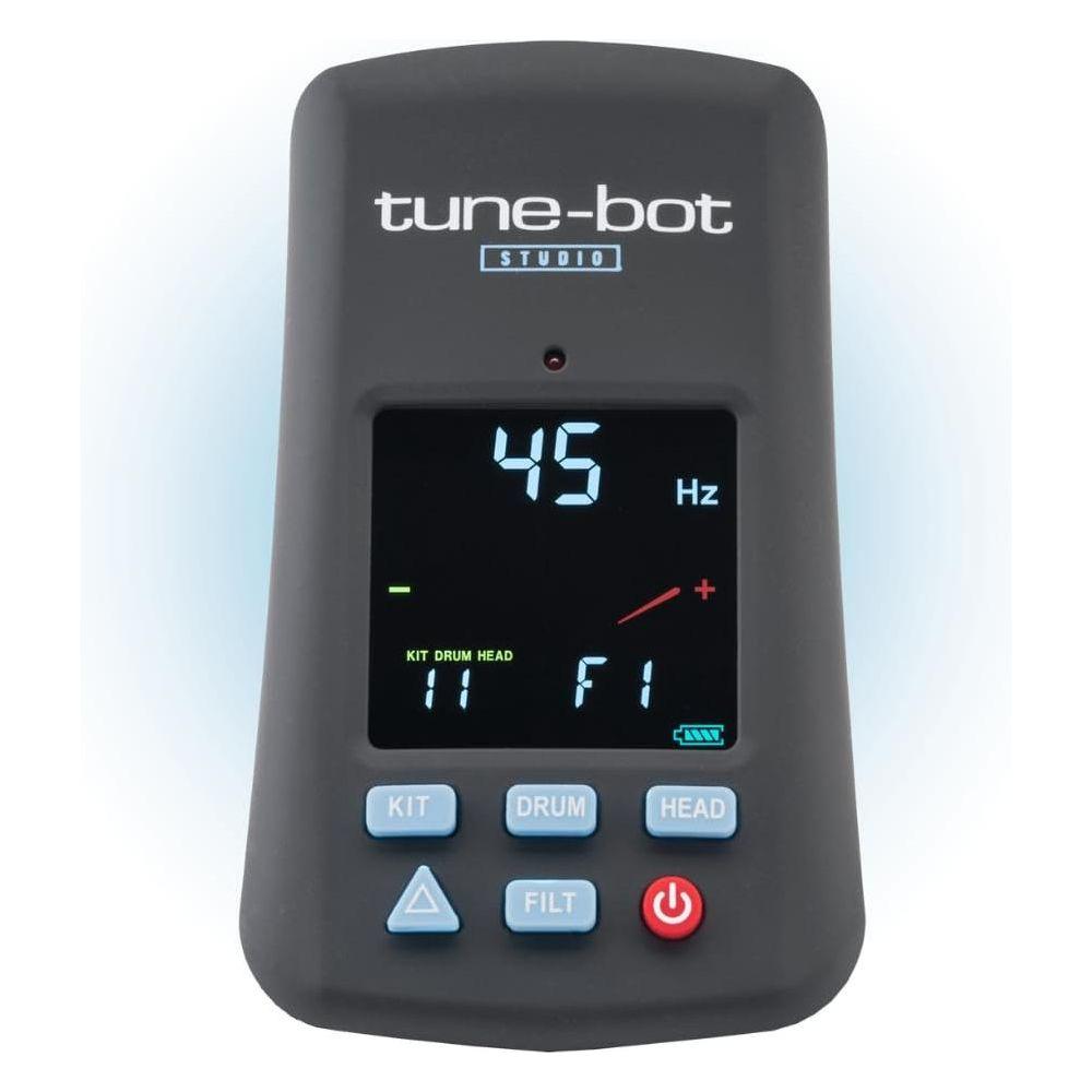 Tune-Bot TBS-001 Studio Drum Tuner Bundle w/Liquid Audio Drum Dampening Pads and Liquid Audio Polishing Cloth