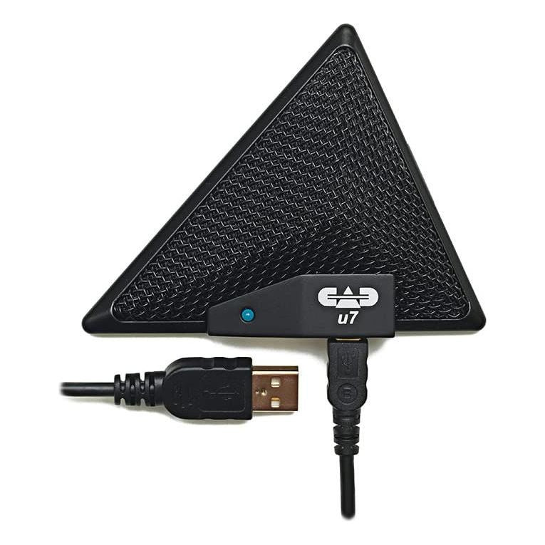 CAD Audio USB U7 Boundary Omnidirectional Condenser Microphone, Black