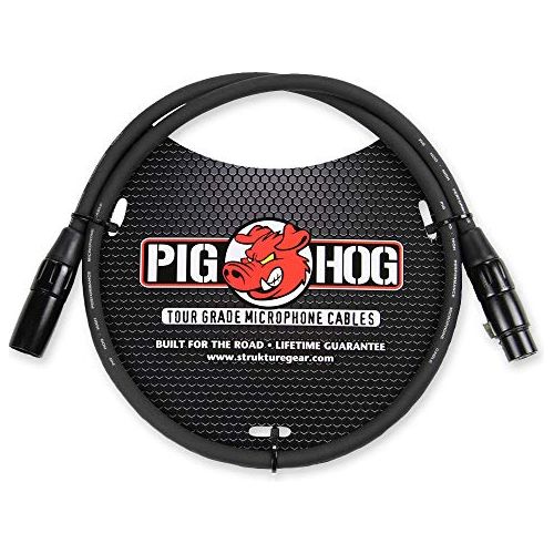 Pig Hog PHM3 8mm Tour Grade Mic Cable, XLR 3ft - 6-Pack