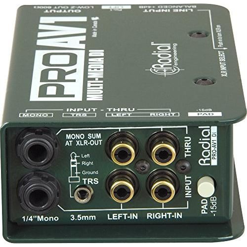 Radial Engineering R8001112 Pro AV1 Direct Box