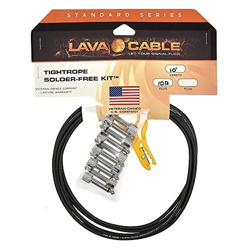 Lava LCTRK TightRope Solder-Free Kit, 10' Cable, 10 R/A plugs