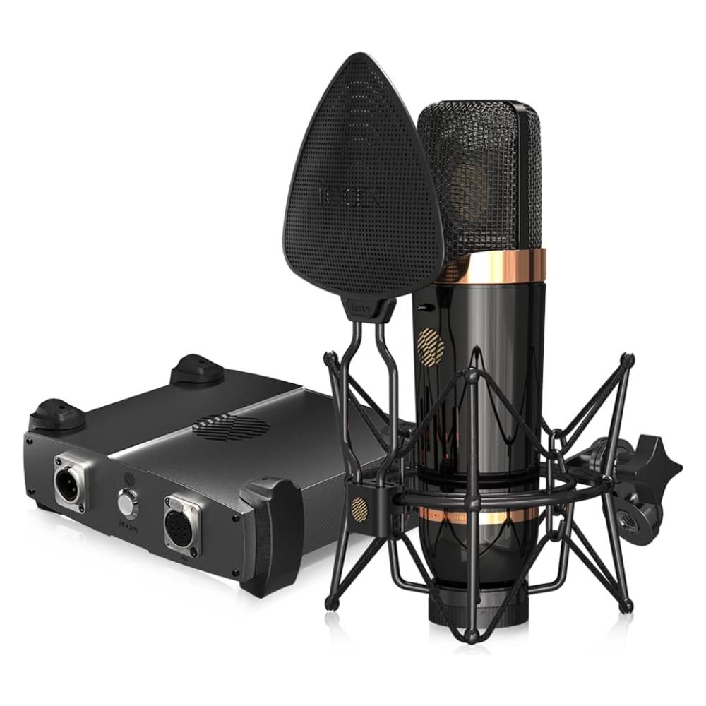 iCON Pro Audio Space 67 Tube Mic with Shock Mount - Large Diaphragm Condenser Mic