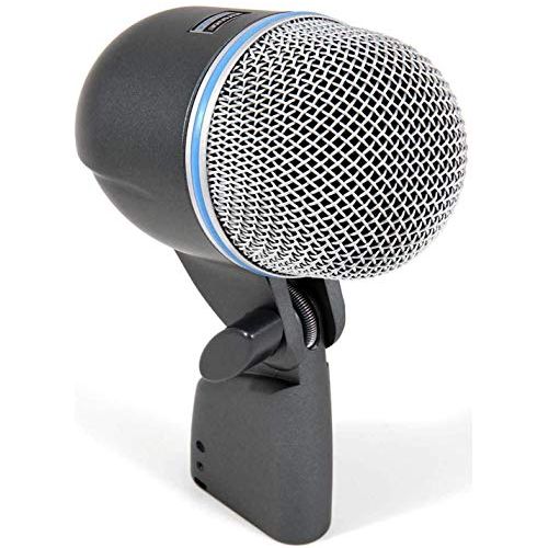 Shure BETA 52A Kick Drum Microphone - Supercardioid Dynamic Mic with High Output Neodymium Element, Locking Stand Adapter, Durabl Steel Mesh Grille and Shock Mount