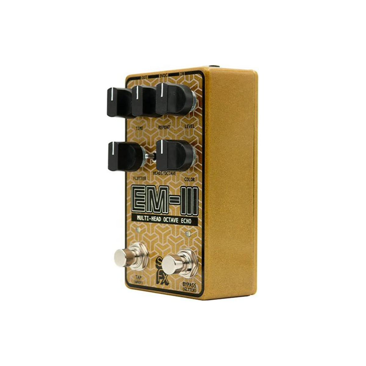 SolidGold FX EM-III Multi Head Octave Echo Effects Pedal