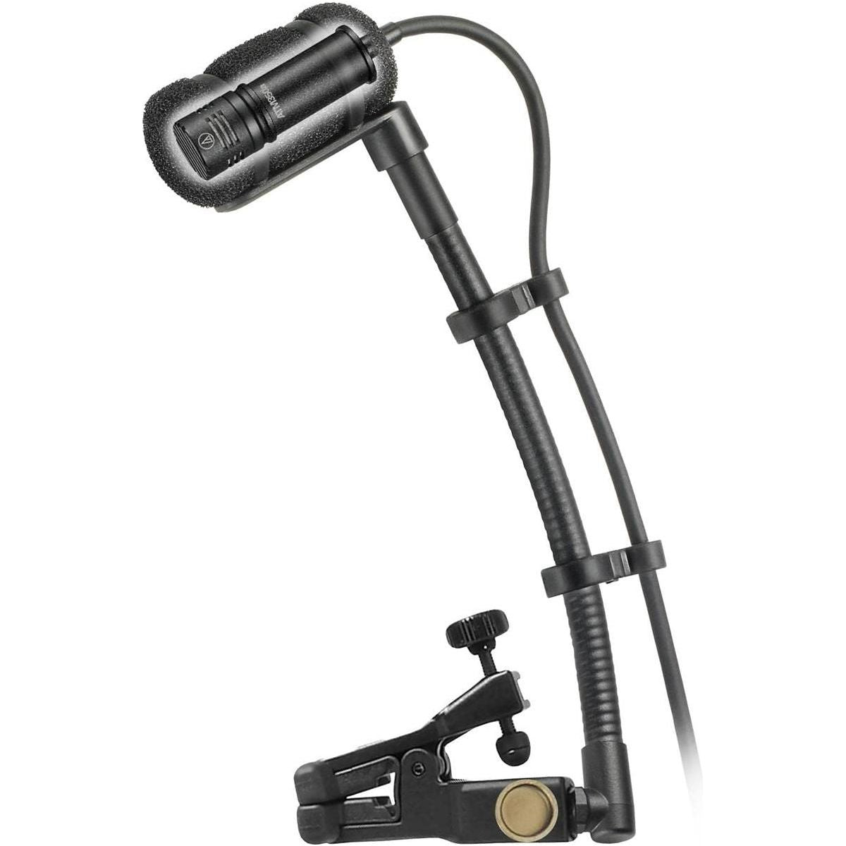 Audio-Technica Cardioid Condenser Microphone Cardioid Condenser Clip-On Instrument Microphone (ATM350UCH)