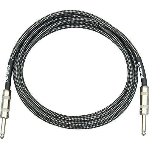 DiMarzio EP1718SSRD 18' Overbraided Instrument Cable - RED