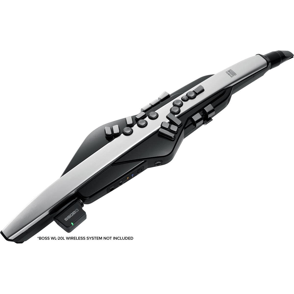 Roland Aerophone Pro Digital Wind Instrument, Professional-Grade with Refined Design, Premium Components, and Advanced Sound Engines (AE-30), Grey, Black