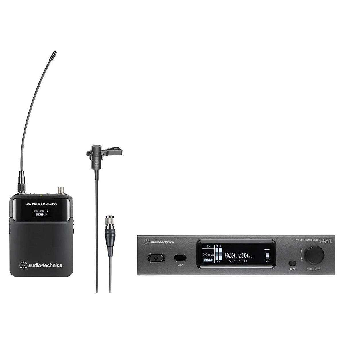 Audio-Technica ATW-3211N/831 Wireless Lavalier Microphone System - EE1 Band