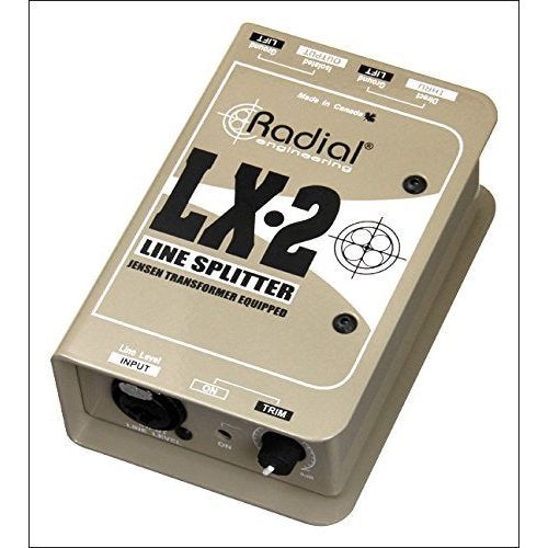 Radial Engineering LX-2 Passive Line Splitter & Attenuator