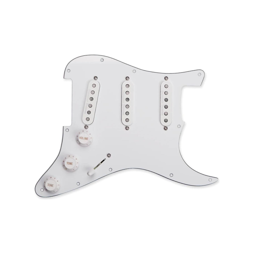 Seymour Duncan 11550-01-W Prewired Pickguard with California 50's SSL-1 Pickups White White