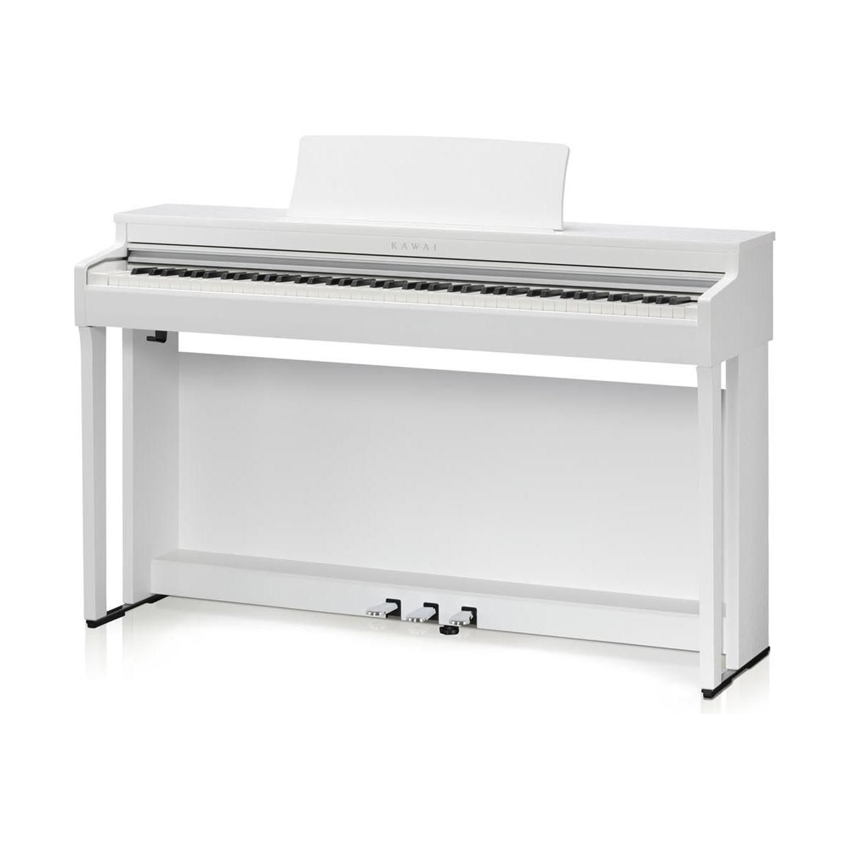 Kawai CN201 88-Key Digital Piano with Responsive Hammer III, Premium Satin White