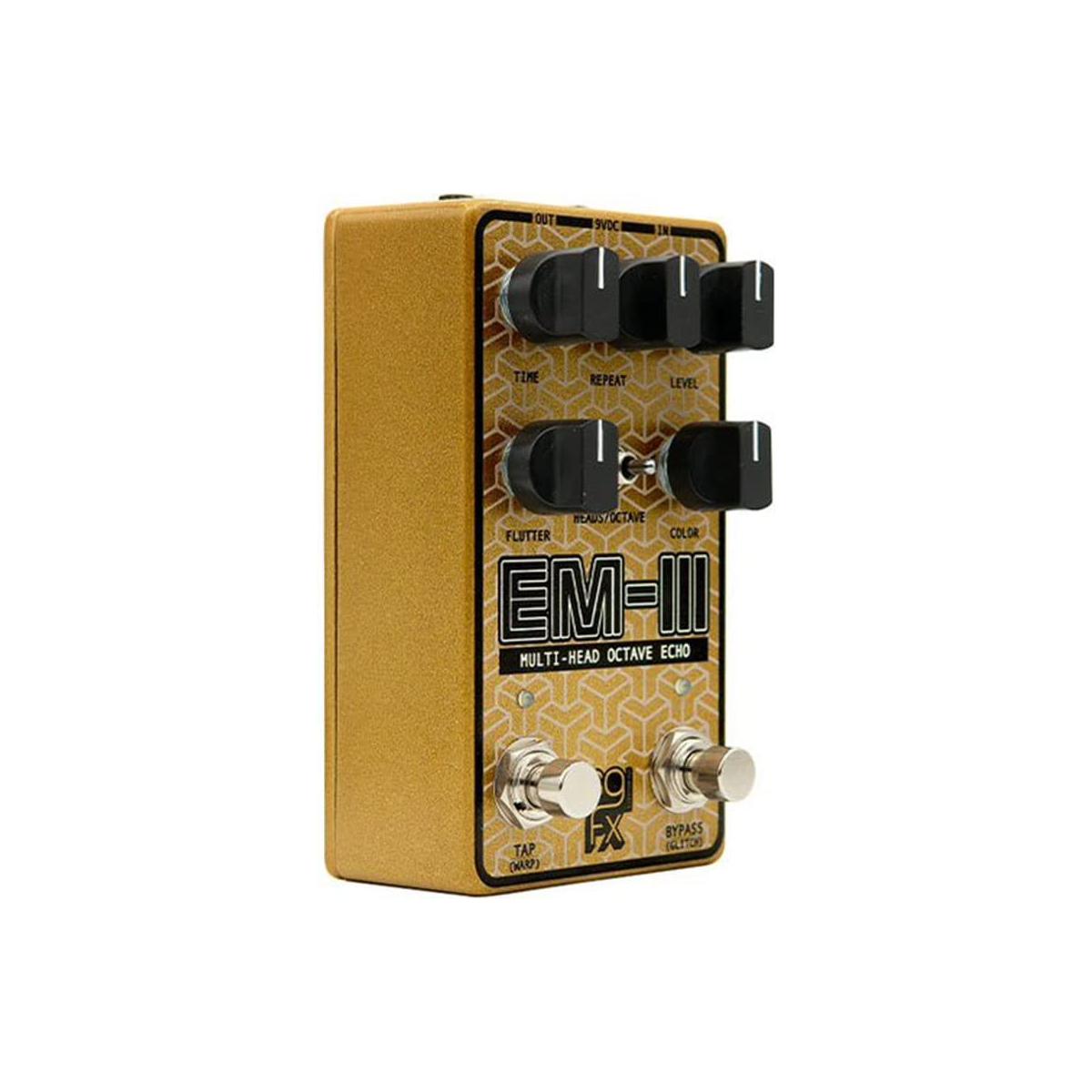 SolidGold FX EM-III Multi Head Octave Echo Effects Pedal