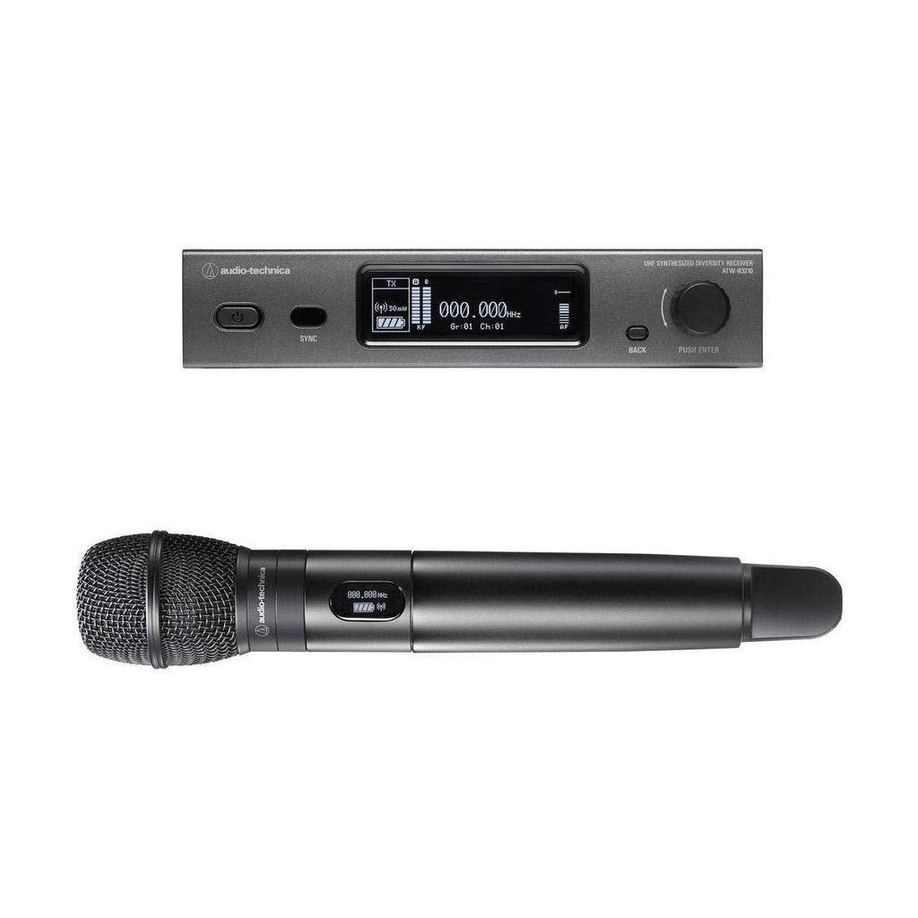 Audio-Technica 3000 Series Wireless System Wireless Handheld Microphone System (ATW-3212/C710DE2)