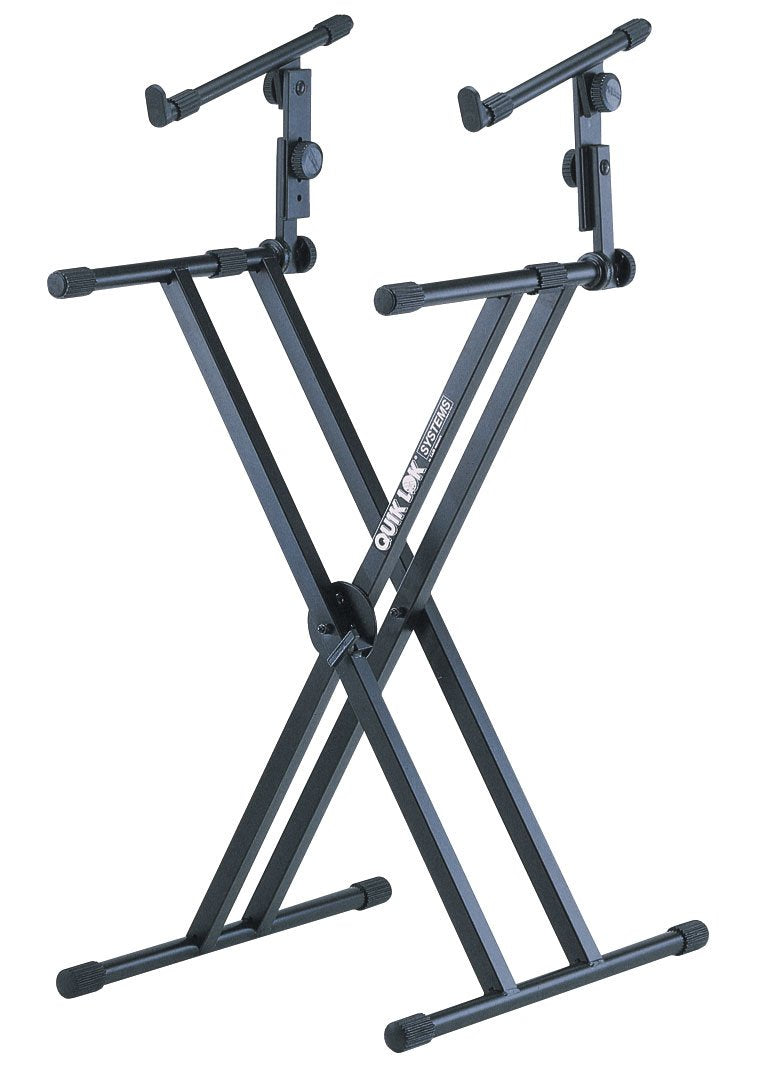 Quik-Lok QL-642 Heavy Duty, Double-Brace "X" Keyboard Stand