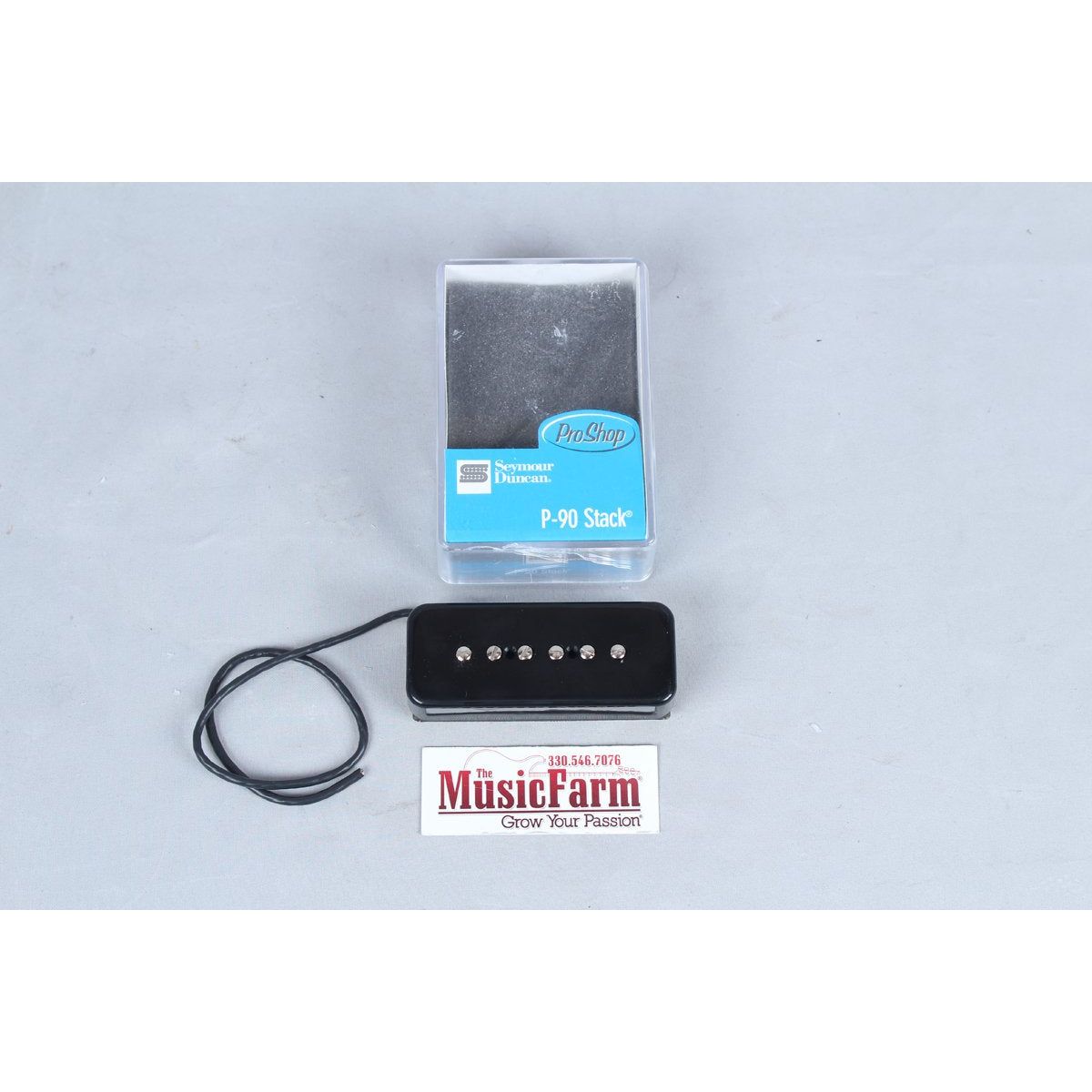 Seymour Duncan STK-P1 Stacked P-90 Single-Coil Pickup Black Bridge