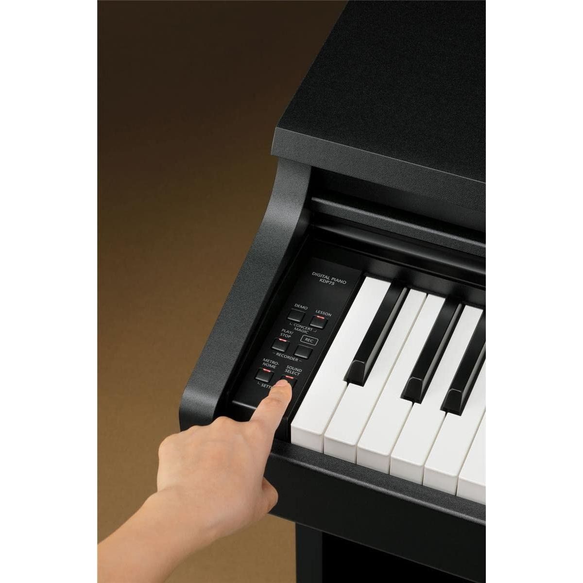 Kawai KDP75 Digital Home Piano - Embossed Black